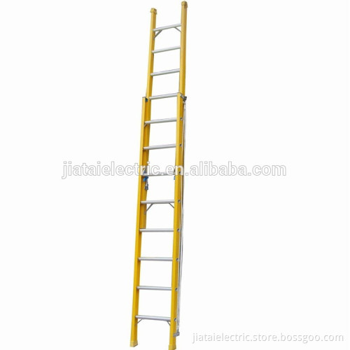 3 section fiberglass extension ladder with hook